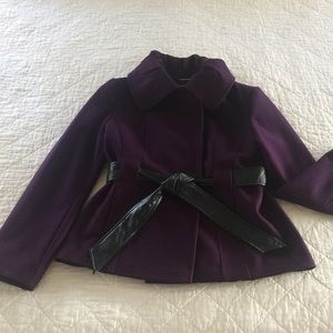 Wool Blend Walking Coat